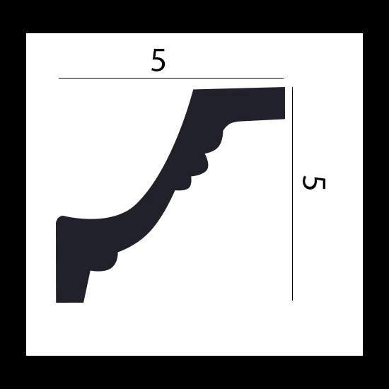 Taklist frigolit GK12