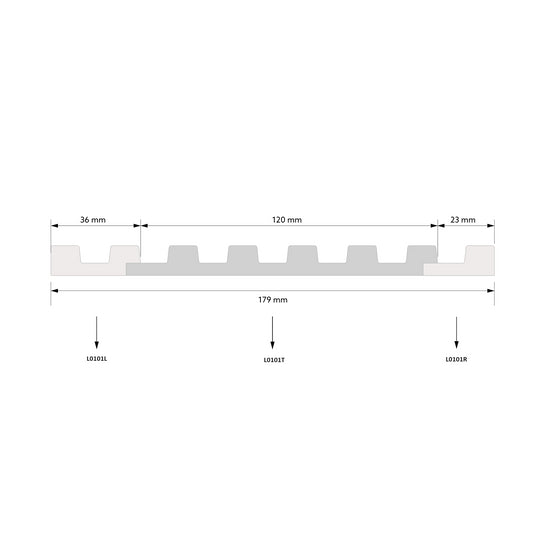 3D Väggpanel L0101T