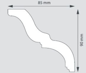 Provbit Taklist frigolit KL064